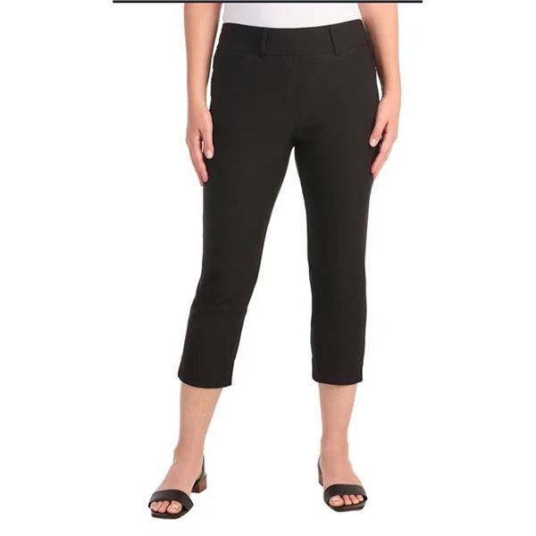 Hilary Radley Black Capri Pants Size 8