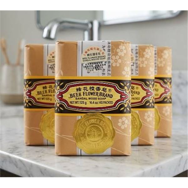 Bee & Flower Sandalwood Soap 4-Pack 125g