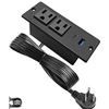 Image 1 : Desktop Power Outlet with USB Ports