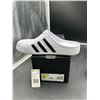 Image 2 : Adidas Adilette Clog Size 8 White Black