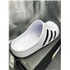 Image 5 : Adidas Adilette Clog Size 8 White Black