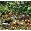 Image 1 : Prextex Safari Animals 9 Piece Set