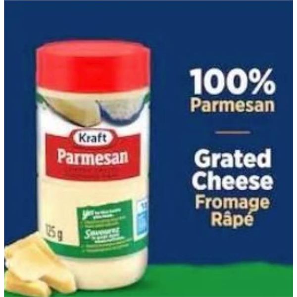 Kraft Grated Parmesan Cheese 3-Pack