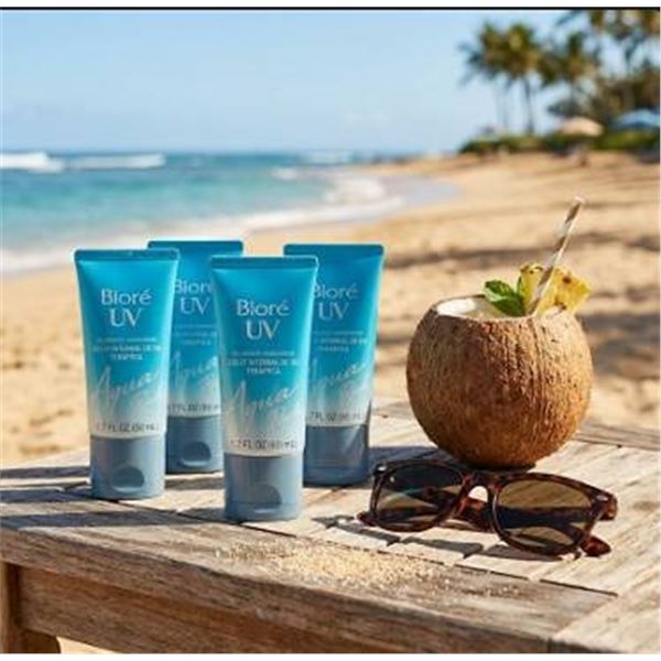 Biore UV Aqua Rich SPF50 Moisturizer 4 Pack