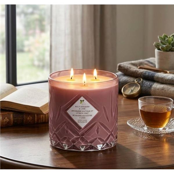 Wild Rhubarb Scented Wax Candle 1.58kg