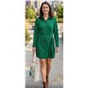 Image 1 : Mango Woman Green Button-Up Dress, Size S