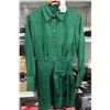 Image 3 : Mango Woman Green Button-Up Dress, Size S