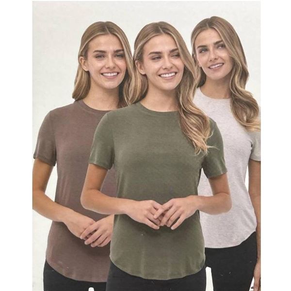 Bench Ladies Comfort T-Shirts, 3-Pack, L/G