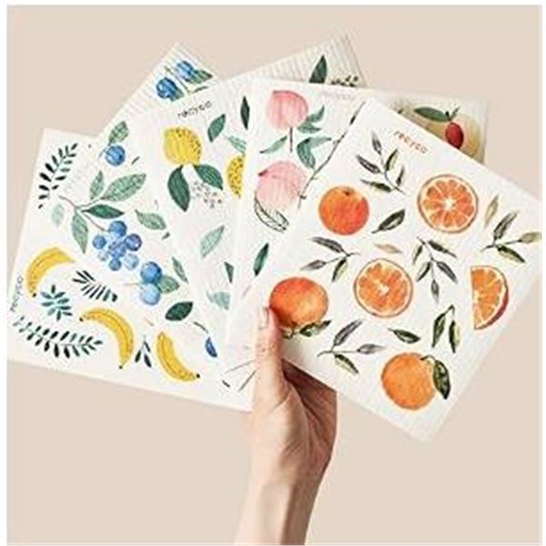Recyco Swedish Dishcloths 10 pc Set - ASSORTED SIZES
