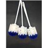 Image 2 : 3 White and Blue Toilet Brushes