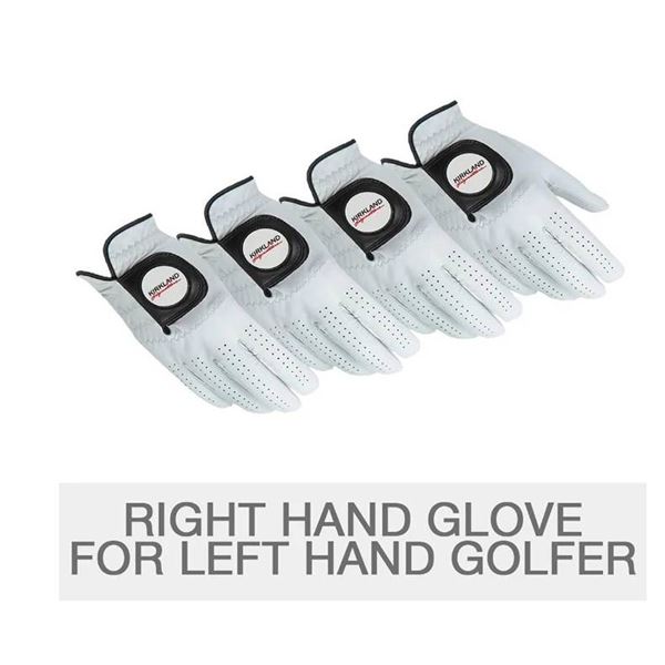 Kirkland Golf Gloves Cabretta Leather 4-Pack