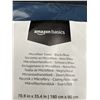 Image 3 : Amazon Basics Microfiber Towel Black/Blue