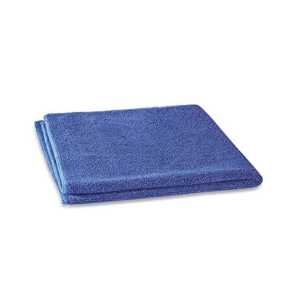 Amazon Basics Microfiber Towel Black/Blue