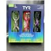 Image 2 : TYR Junior 3-Pack Swim Goggles