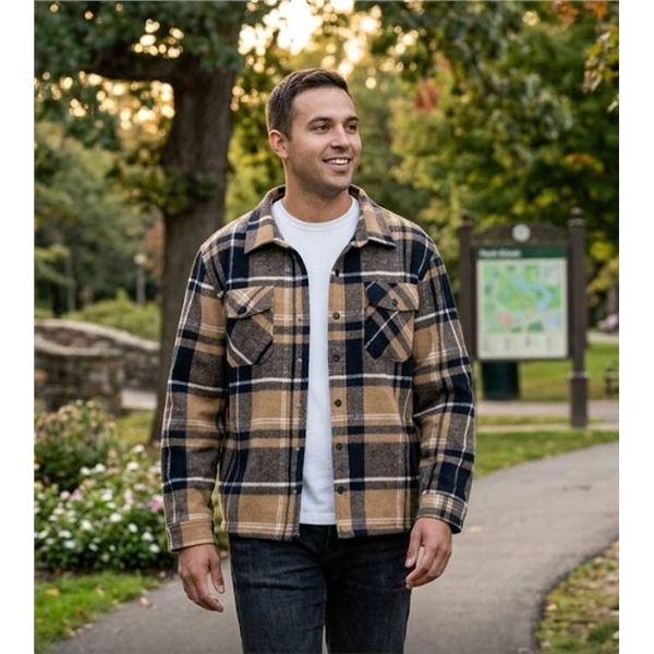Dakine XL Plaid Button-Up Shirt Jacket