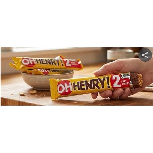 Lot of 7 Oh Henry! 2-Bar Packs, 85g Each