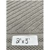 Image 4 : Gray Cotton Bath Rug, 2' x 3'