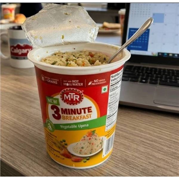 MTR 3 Minute Veggie Upma 6 Pack (80g each)