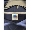 Image 4 : Russell Athletic Men's Navy Oxford Hoodie S