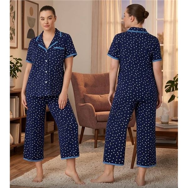 Kate Spade Polka Dot Pajama Set, Size M