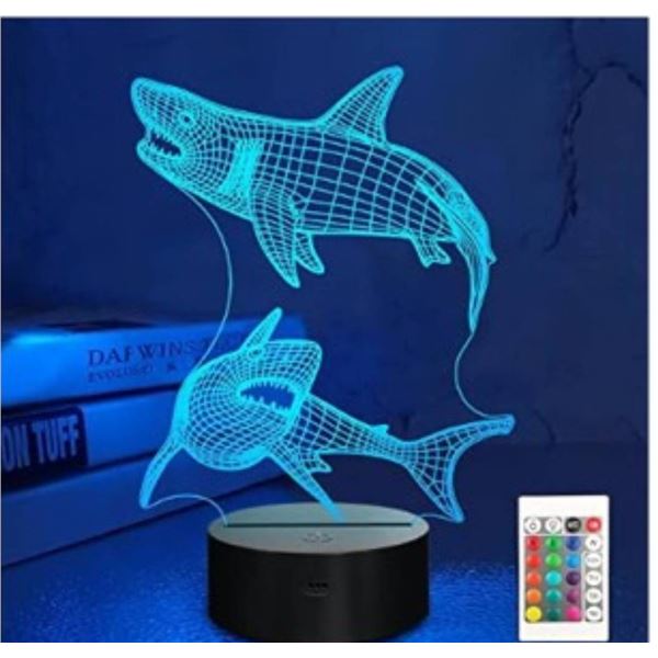 Lampeez Kids Shark 3D Night Light