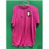 Image 2 : Under Armour Men's Pink T-Shirt Medium