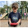 Image 1 : FWD Boys UPF Polyester T-Shirt, Black, M
