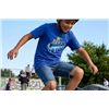 Image 1 : Nike Kids Blue Graphic T-Shirt, Size M
