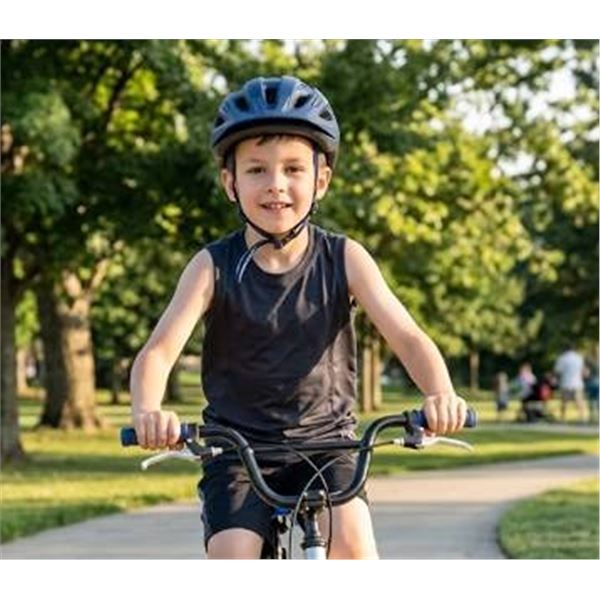 FWD Boy's DIGI Stripe Tank Black Beauty