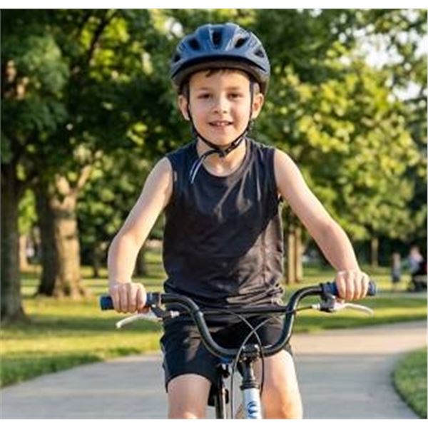 FWD Boy's DIGI Stripe Tank, Black