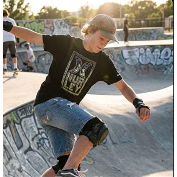 Hurley Kids' Black Graphic T-Shirt S/P