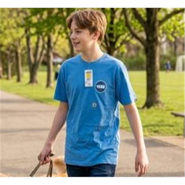 Vans Blue T-Shirt Medium Size