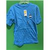 Image 2 : Vans Rubber Co SS T-Shirt Ibiza Blue Size L