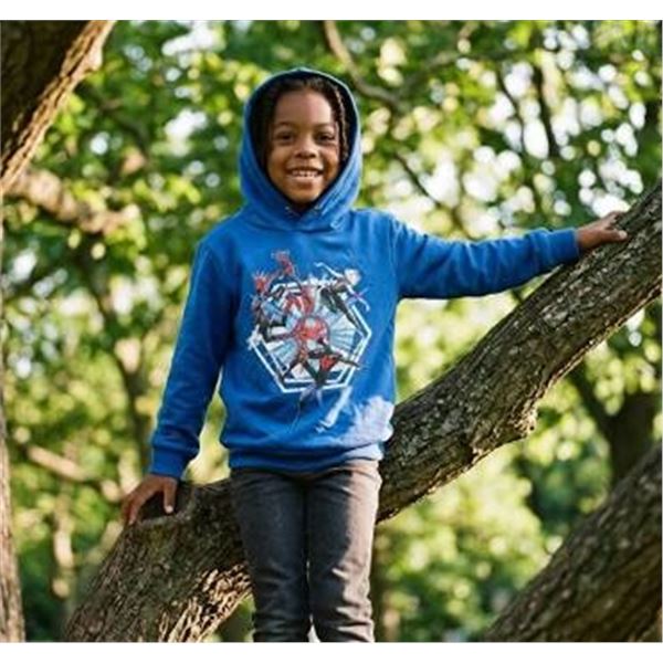 Spider-Verse Character Blue Hoodie