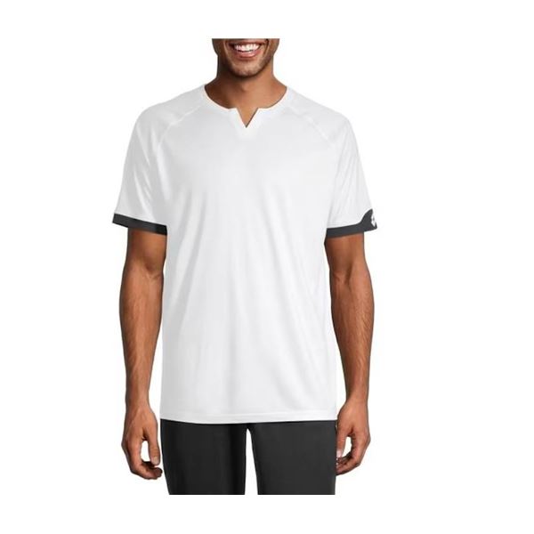 Lotto Vessun Soccer Jersey, Size XL, White With Black Accents
