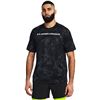 Image 1 : Under Armour Men's Tech ABC Camo T-Shirt, Size M, Black