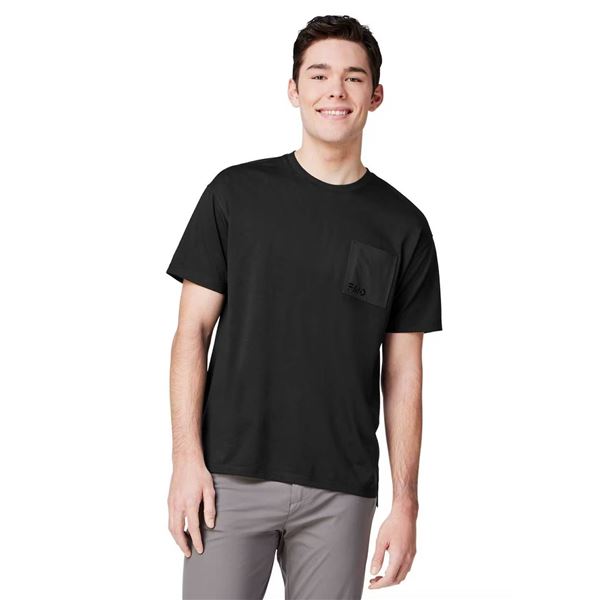FWD Men's DriRelease® Pocket Logo Tee, Size M, Black Beauty