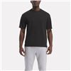 Image 1 : Reebok Active Short Sleeve Tee in Black, Size Medium