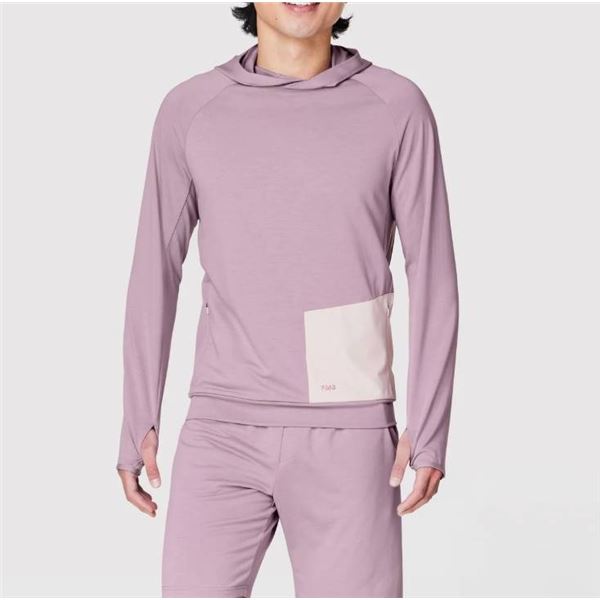Flip Women’s Pullover Hoodie, Mauve Shadows, Size L