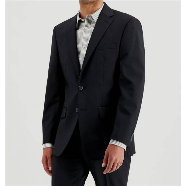 Calvin Klein Slim Fit Suit Jacket, Deep Black, Size 10 Regular