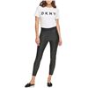 Image 1 : DKNY Black Faux Leather Foundations Pants Size Small
