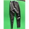 Image 3 : DKNY Black Faux Leather Foundations Pants Size Small