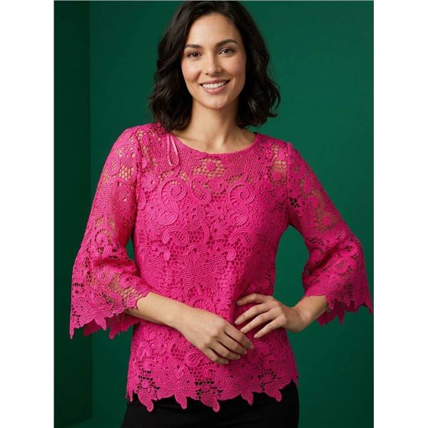 IMNYC Isaac Mizrahi Women’s Lace Top – Size XS