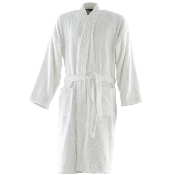 GlucksteinHome Essential Spa Robe, 100 Percent Cotton