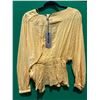 Image 3 : Womens Yellow Spot Long Sleeve Kimono Wrap Top, Size 8 US