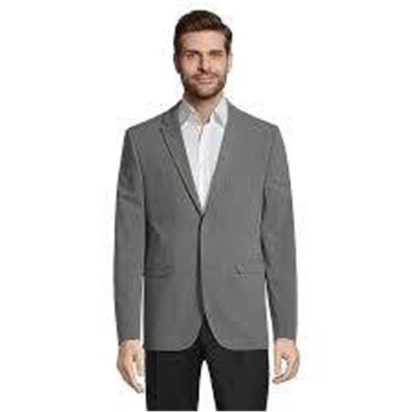 1670 Slim Fit Men’s Suit Jacket, Gray, Size 40R