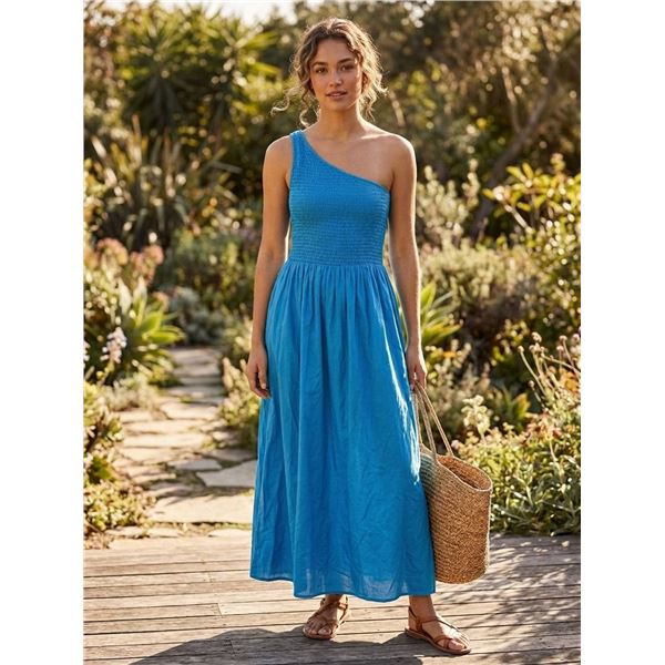 Khalani Midi Dress, Turquoise, US 6/Medium