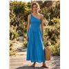 Image 1 : Khalani Midi Dress, Turquoise, US 6/Medium