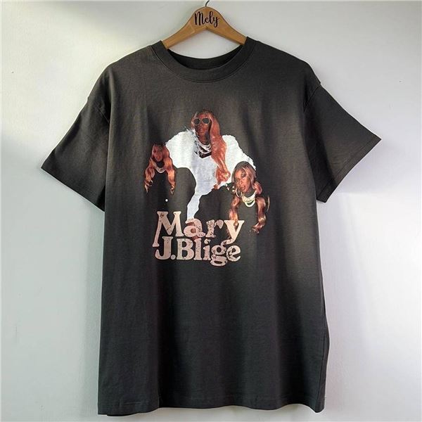 Cotton On Relaxed Boyfriend Tee Featuring Mary J. Blige Graphic, Size XS