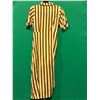 Image 3 : Compania Fantastica Striped Short-Sleeve Button-Up Dress, Size M